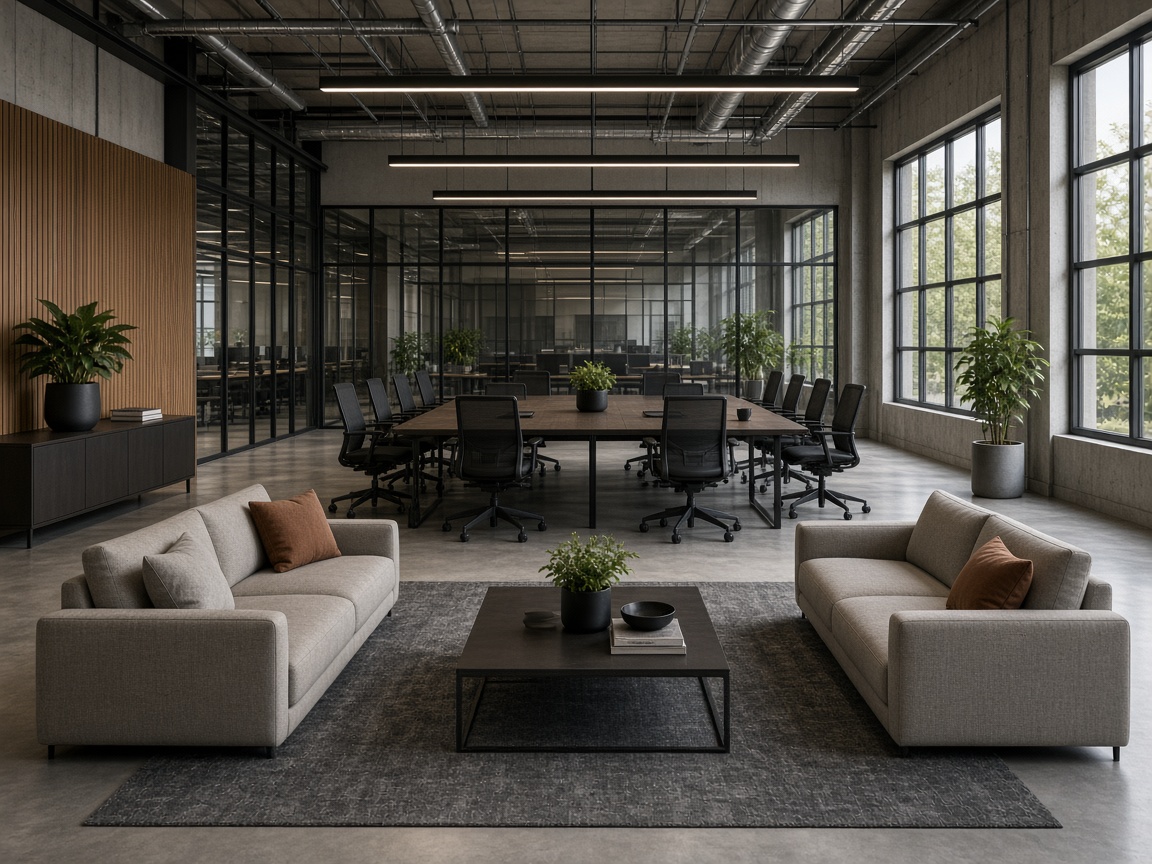 产业园区会议接待一体化家具配套实景 - 领梵家具